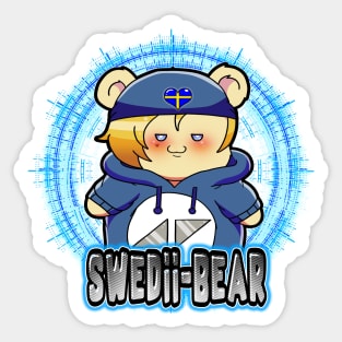 Swedii Bear Sticker